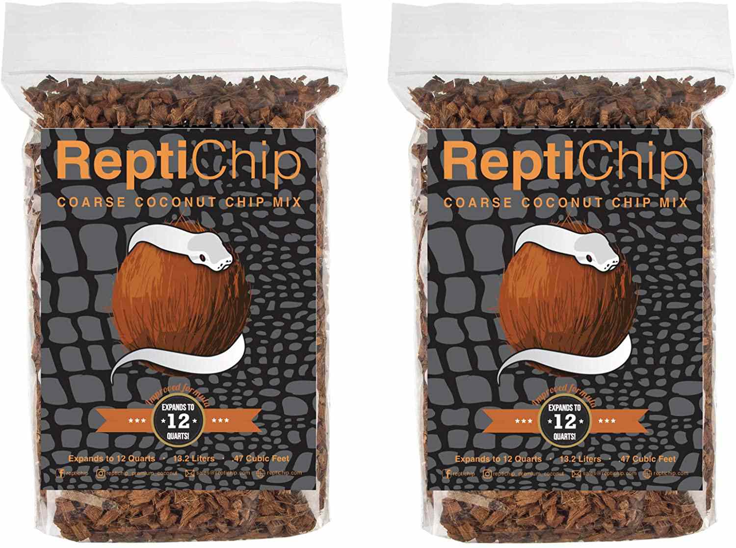 Reptichip粗椰子片混合