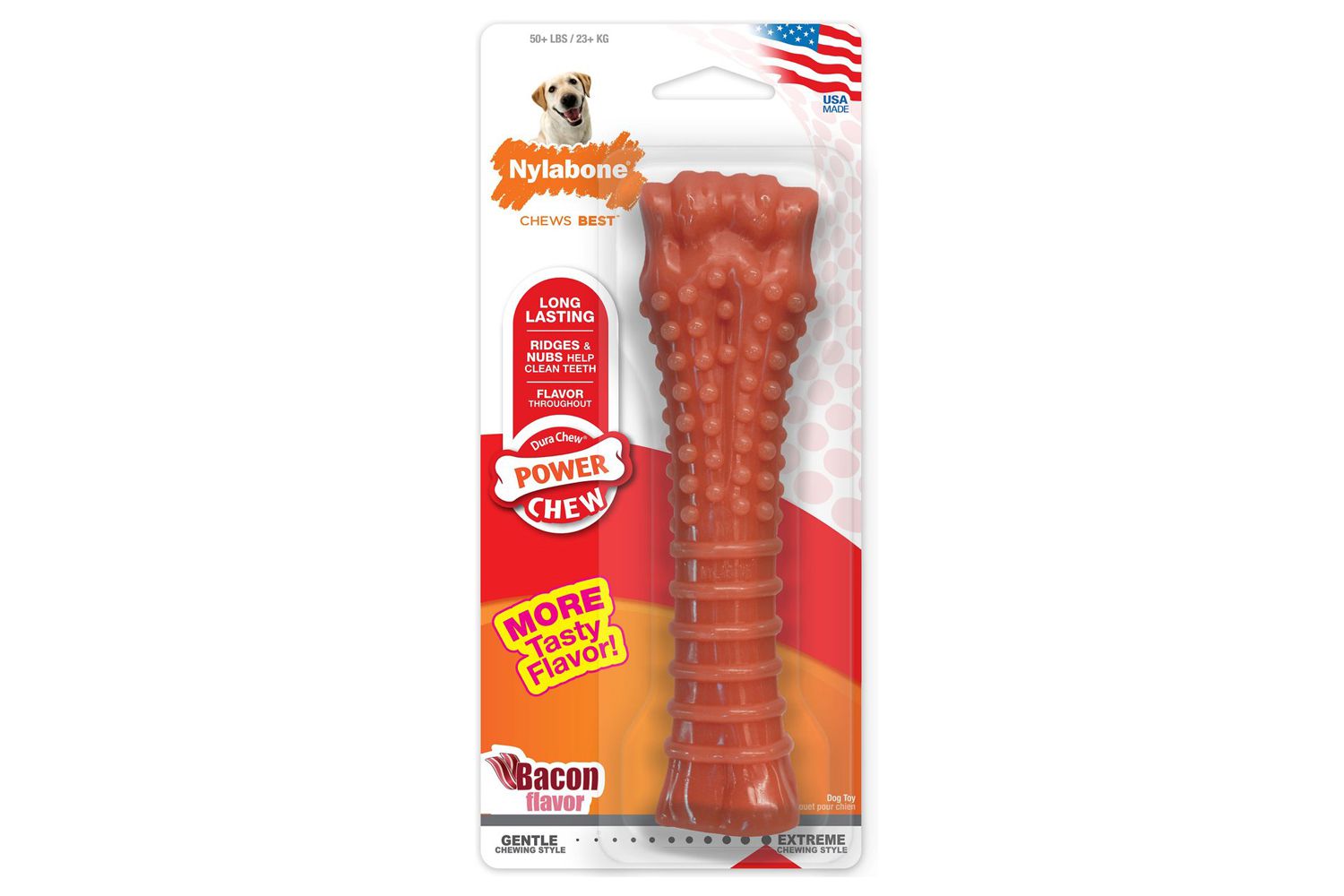 耐嚼Nylabone权力嚼味持久咀嚼y for Dogs