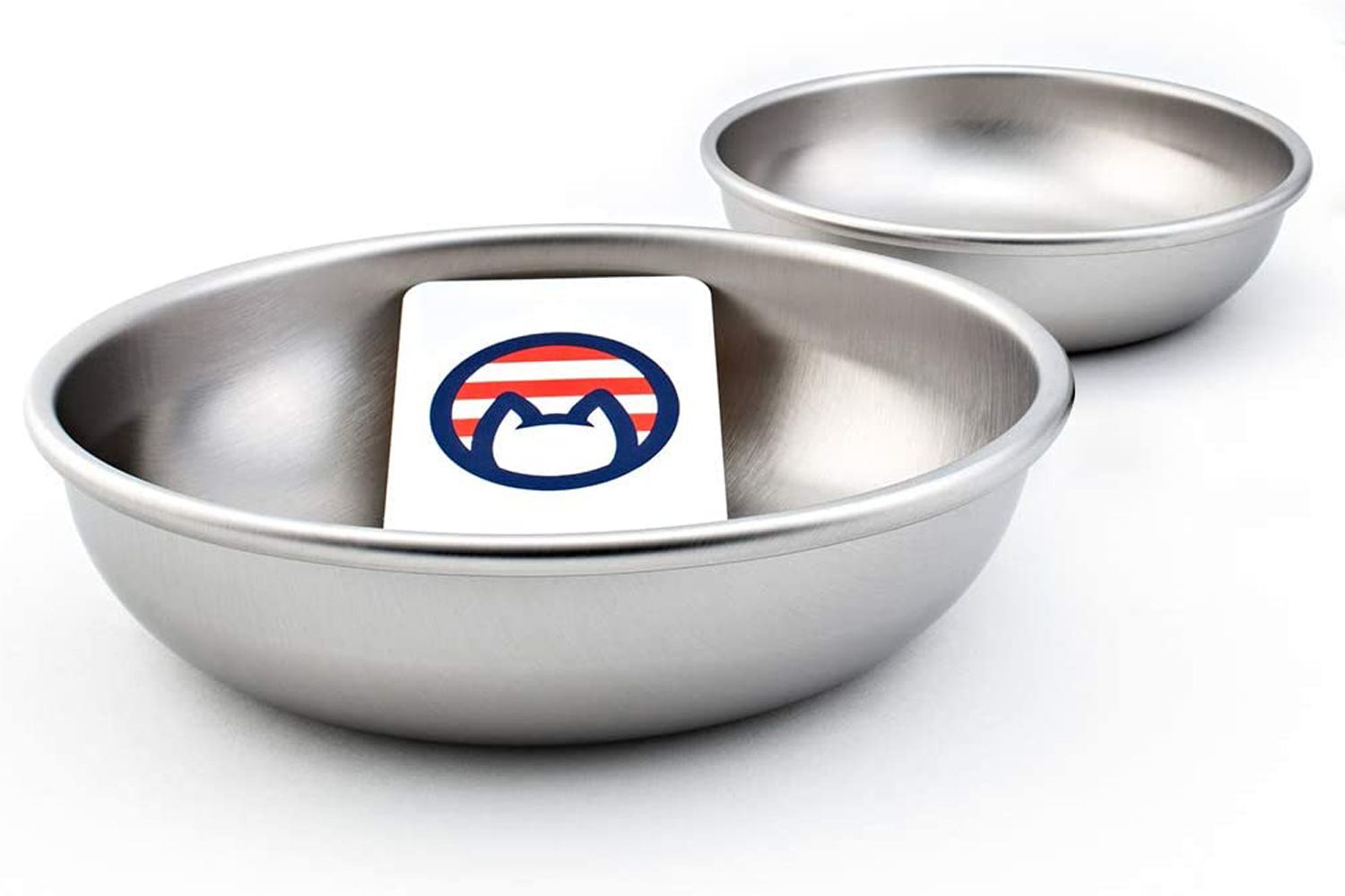 Amazon Americat Company Store Stainless Steel Cat Bowls for Food & Water