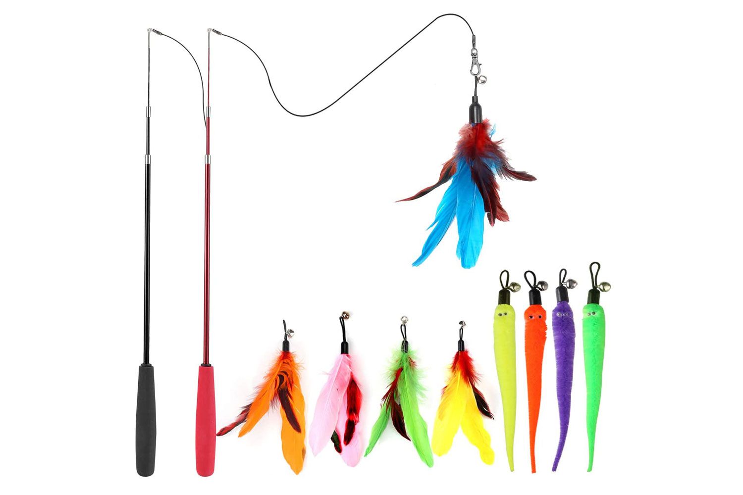 MeoHui Retractable Cat Wand Toy