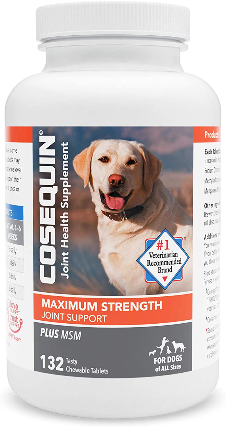 Nutramax Cosequin最大强度的狗关节补充