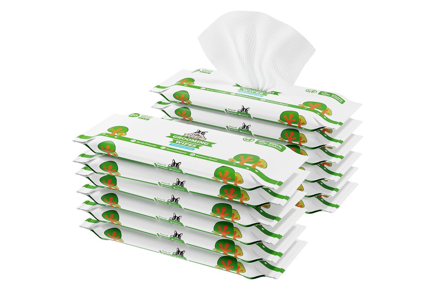 Pogiâs Grooming Wipes Travel Pack