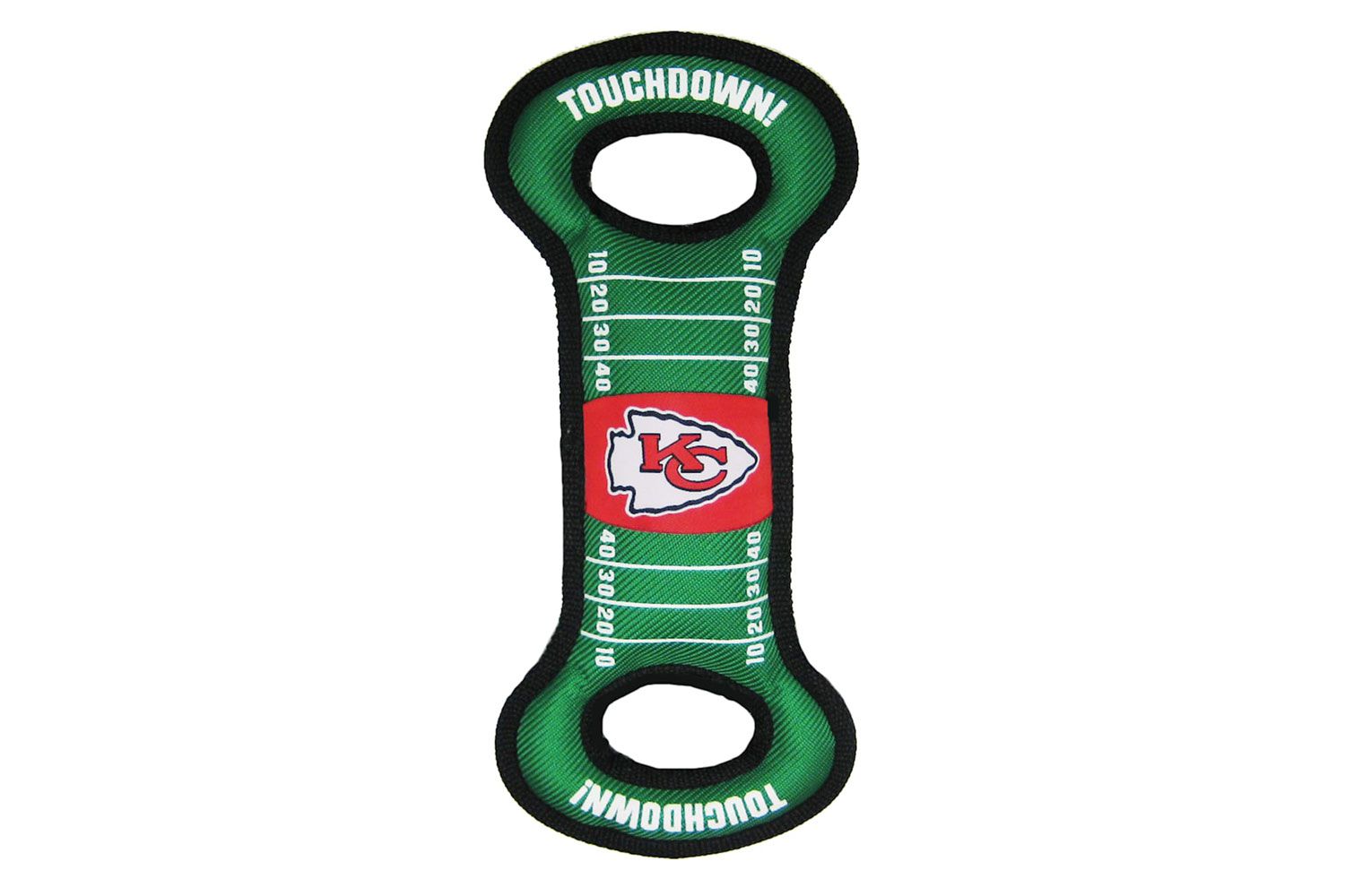 Pets First Kansas City Chiefs NFL Field Tug Dog Toy