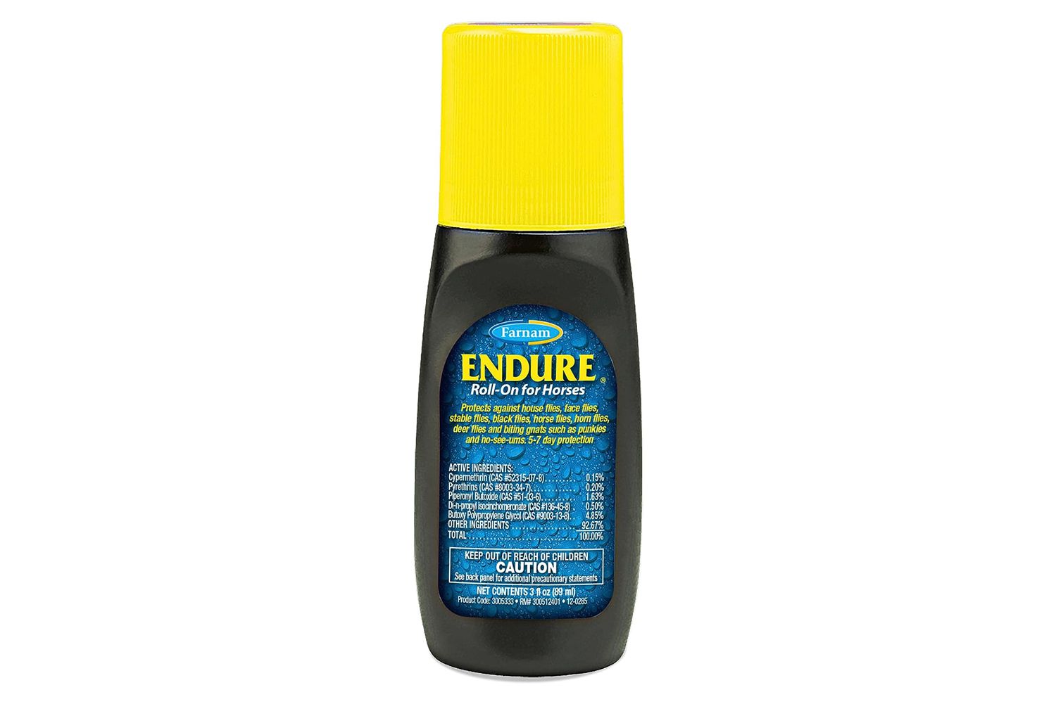 Amazon Farnam Endure Roll-On Fly Repellent for Horses