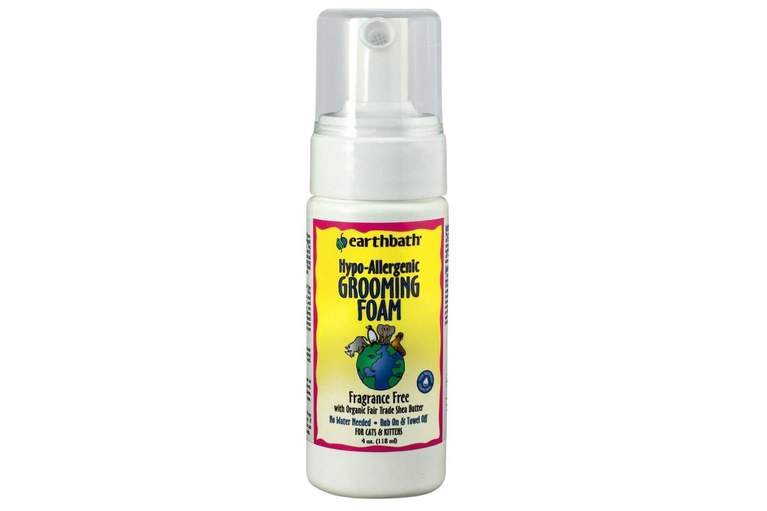 EarthBath Hypoallergenic Cat Grooming Foam