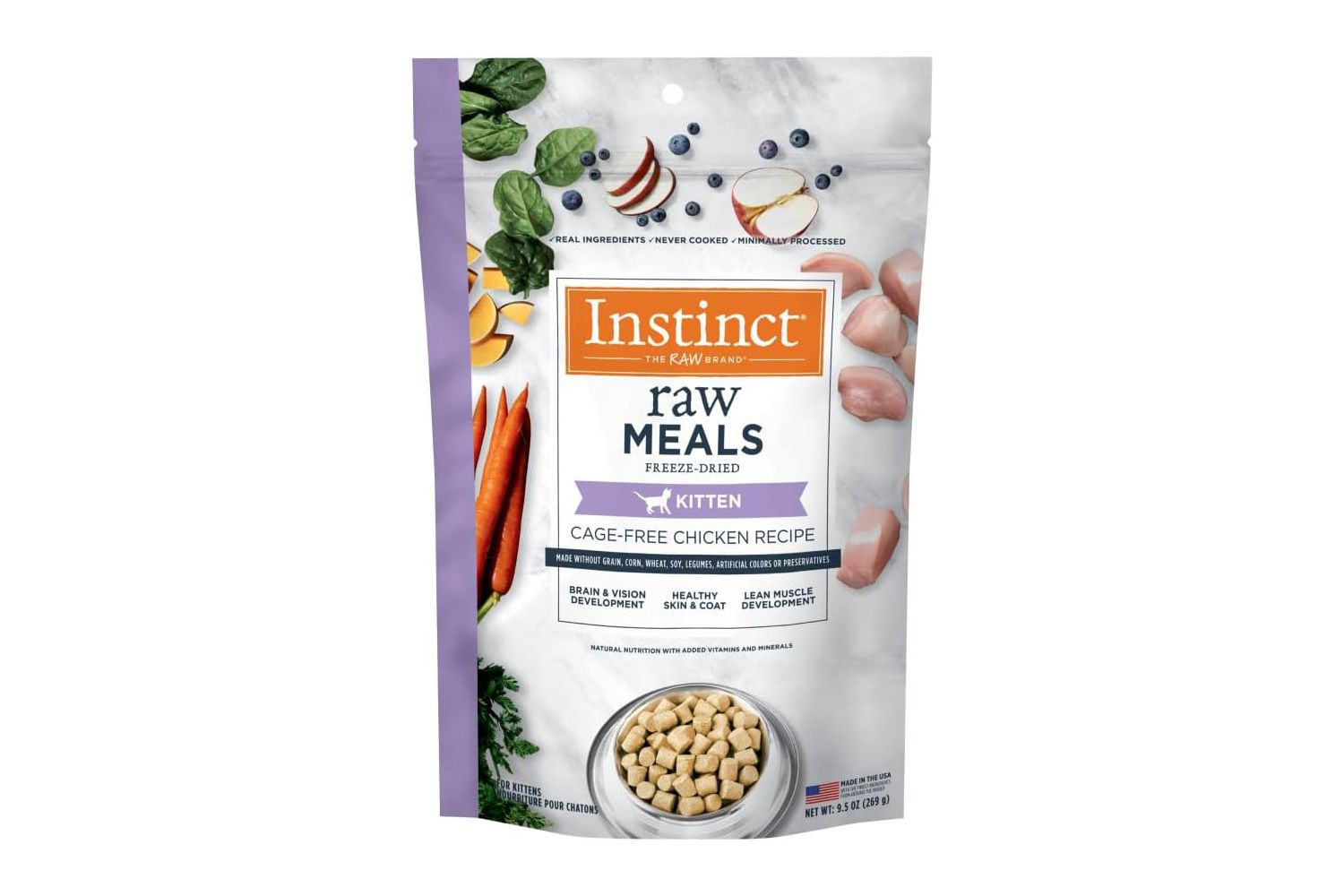 Instinct Raw Freeze-Dried Cage-Free Chicken Recipe for Kittens