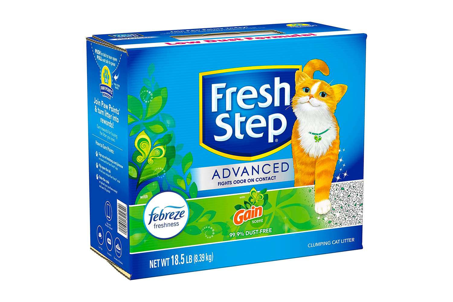 Fresh Step Advanced Cat Litter with Gain Scent