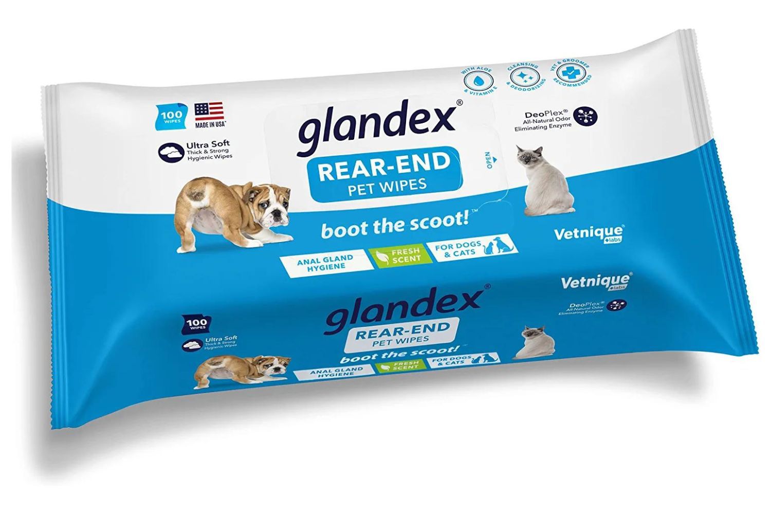 Vetnique Labs Glandex宠物狗湿巾