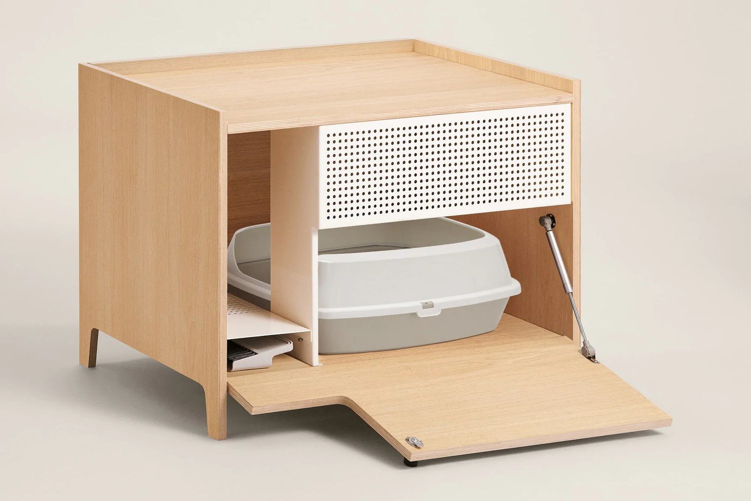 Tuft and paw litter box enclosure
