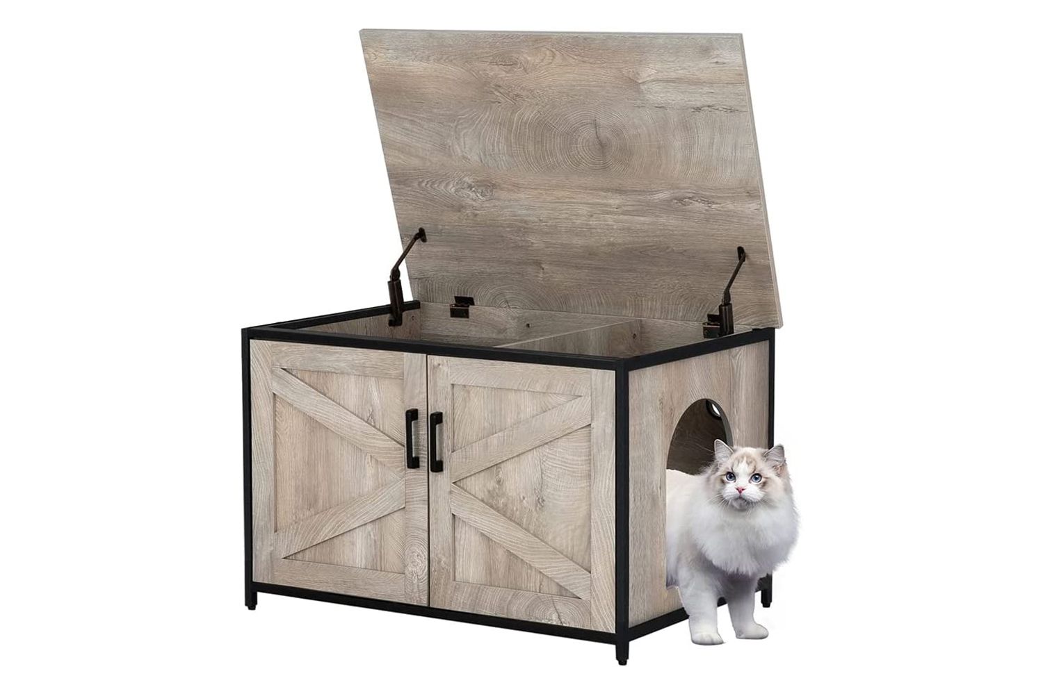 unipaws Cat Litter Box Enclosure