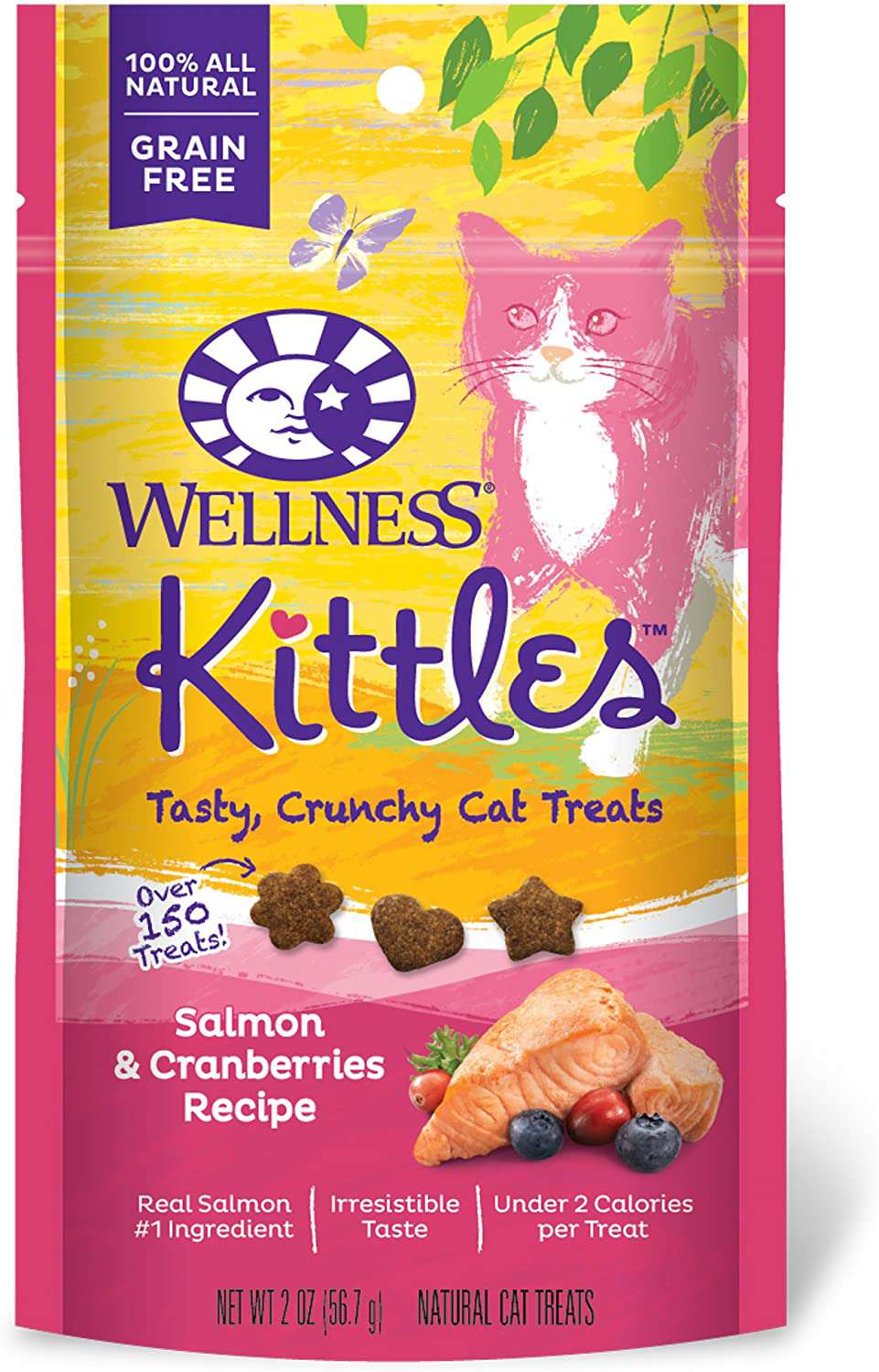 健康小猫松脆天然谷物免费猫零食