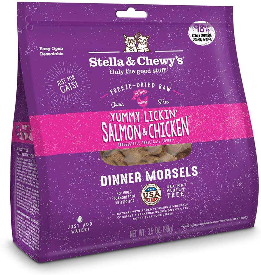 Stella & Chew的三文鱼和鸡肉猫粮