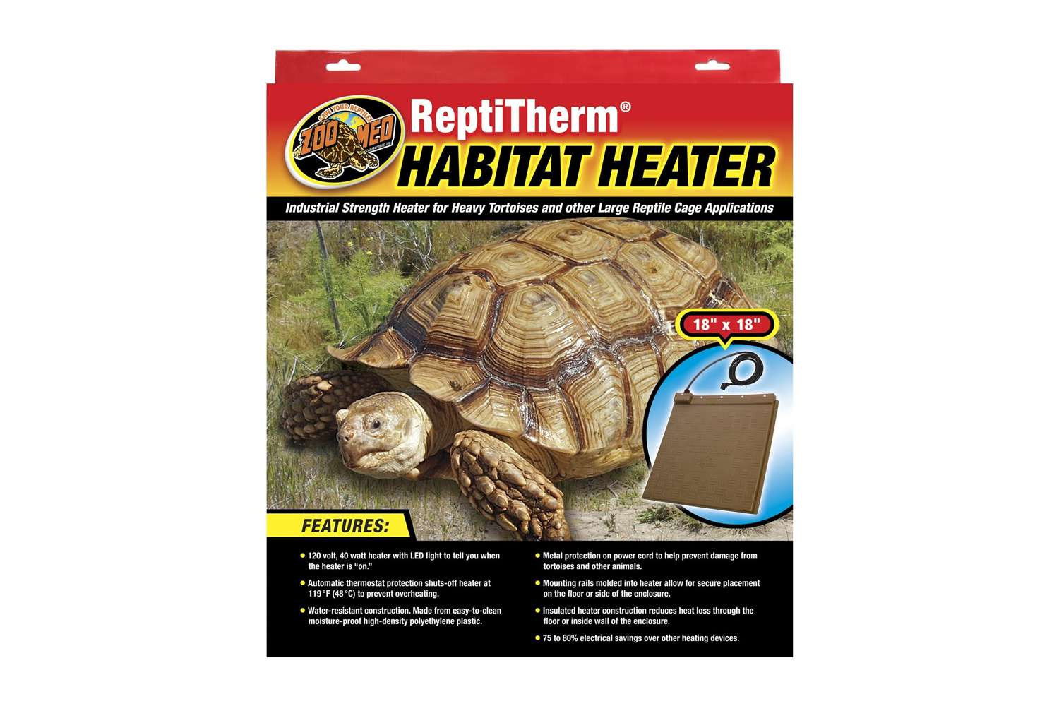 Amazon Zoo Med Reptitherm Habitat Heater