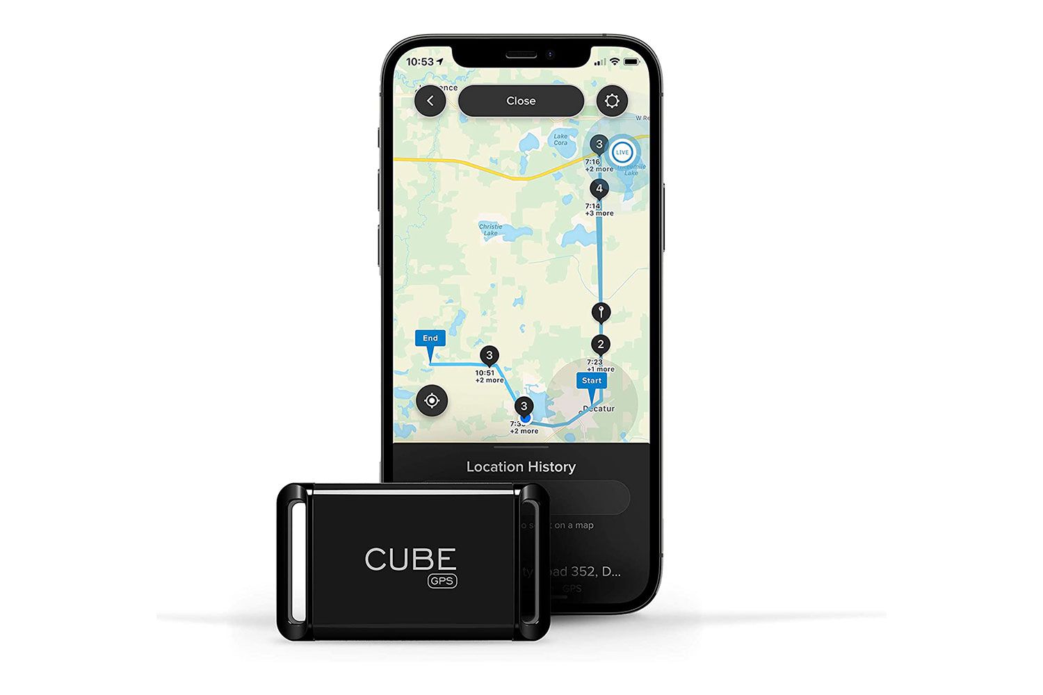 Cube实时GPS狗狗猫跟踪器