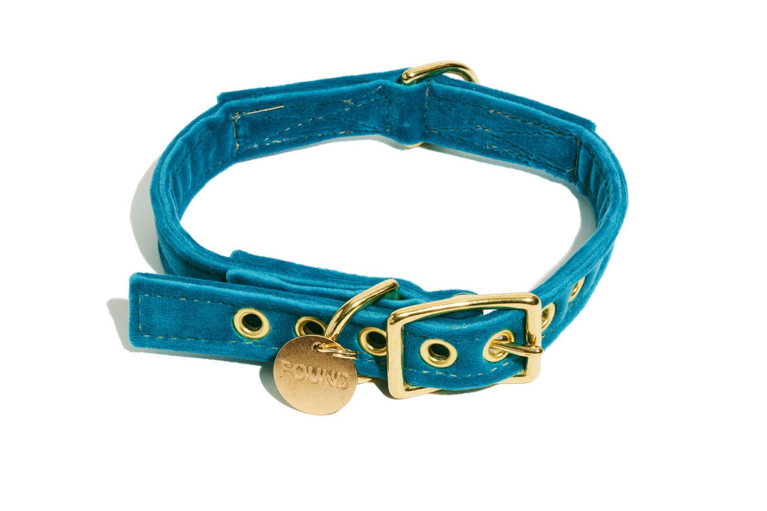 AQUA WASHABLE VELVET CAT & DOG COLLAR
