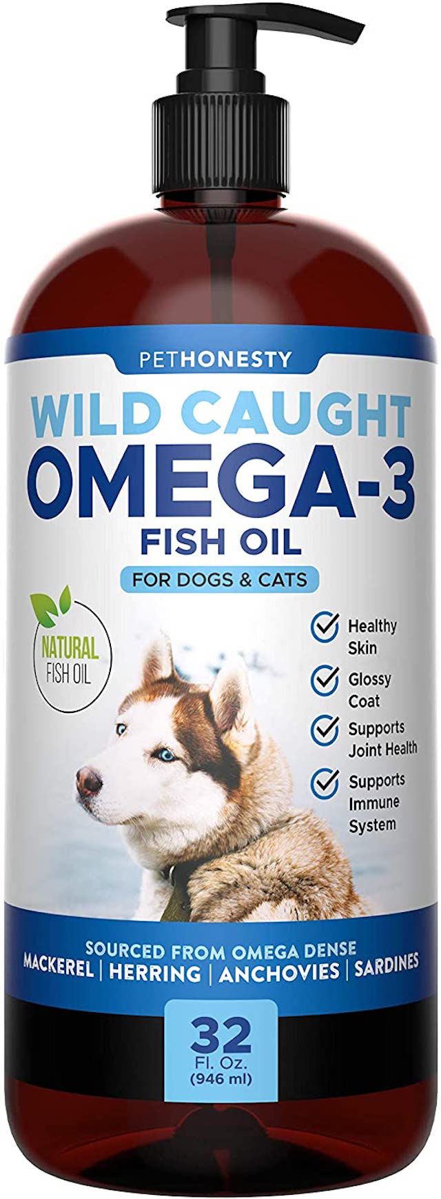 pethonestyomega -3鱼油狗猫补充剂