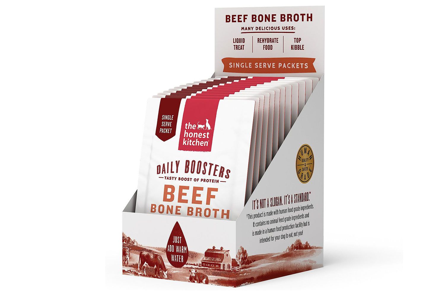 Chewy The Honest Kitchen Daily Boosters Beef Bone Broth with Turmeric for Dogs