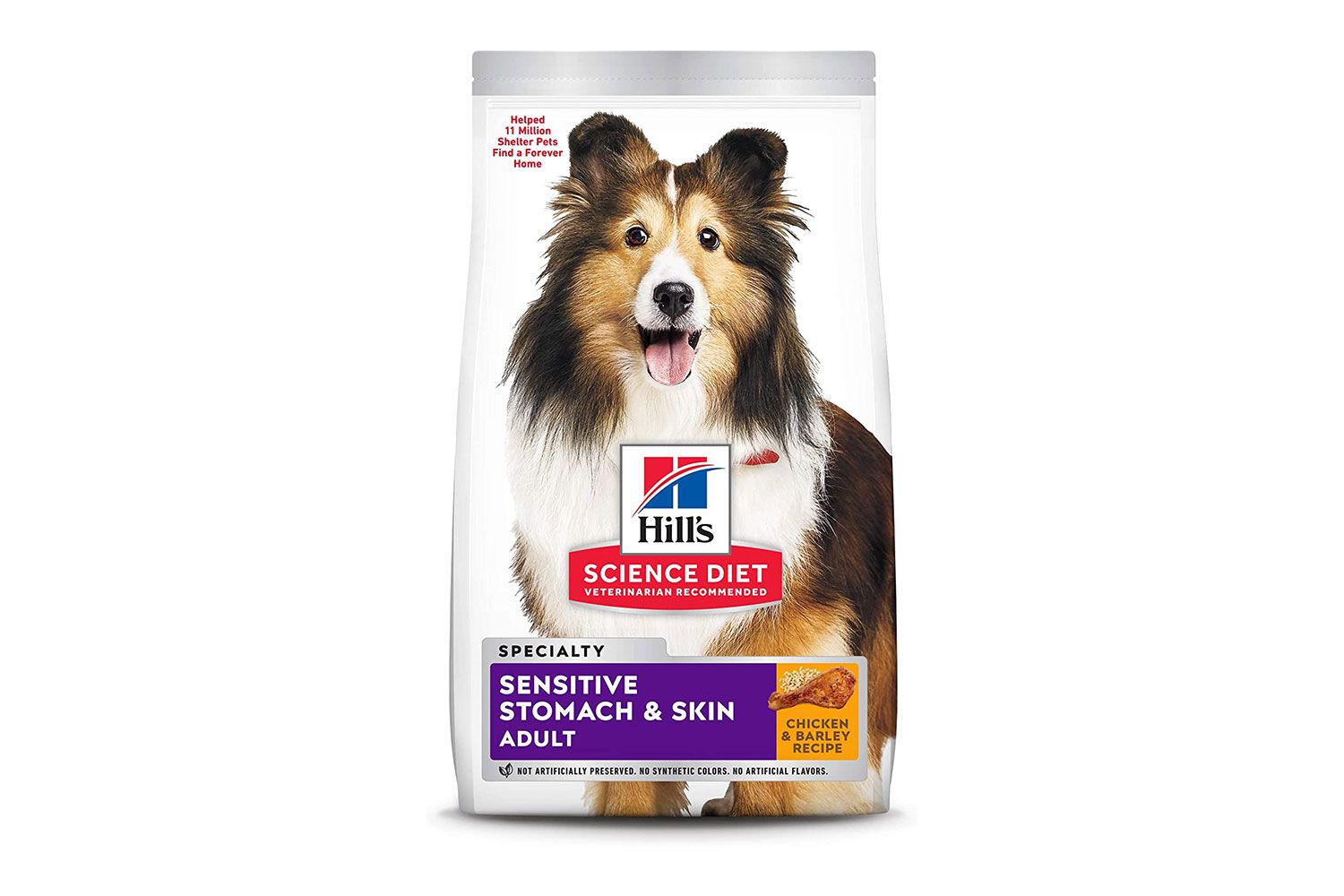 亚马逊希尔的科学饮食成人敏感的胃& Skin Dry Dog Food