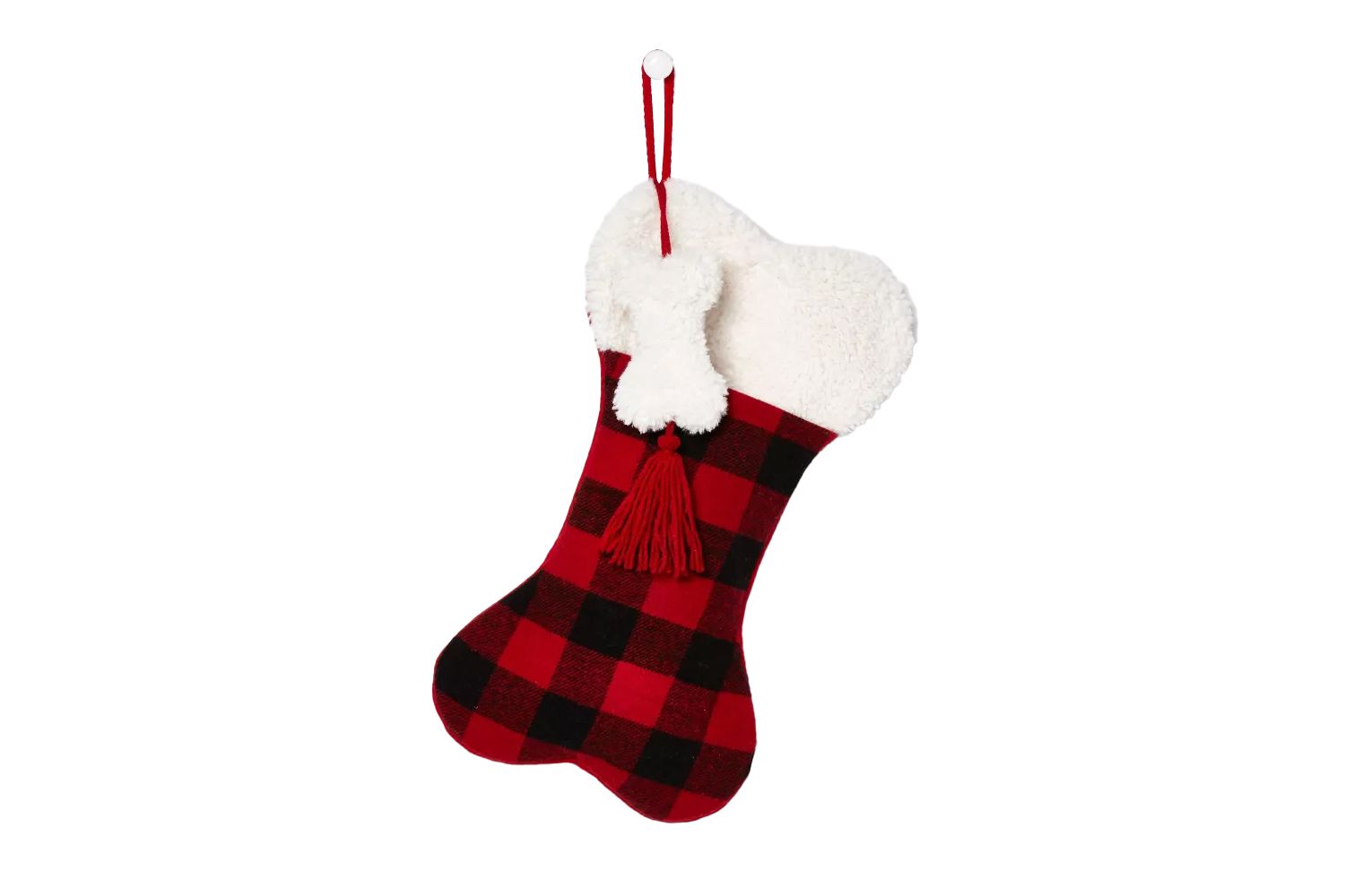 wondershop-buffalo-plaid-dog-bone-christmas-stocking