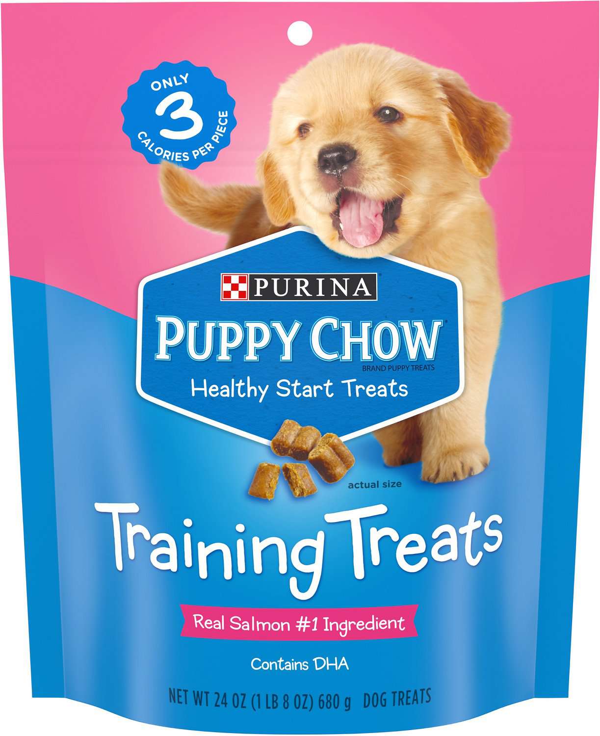 幼犬周健康开始鲑鱼风味训练狗食