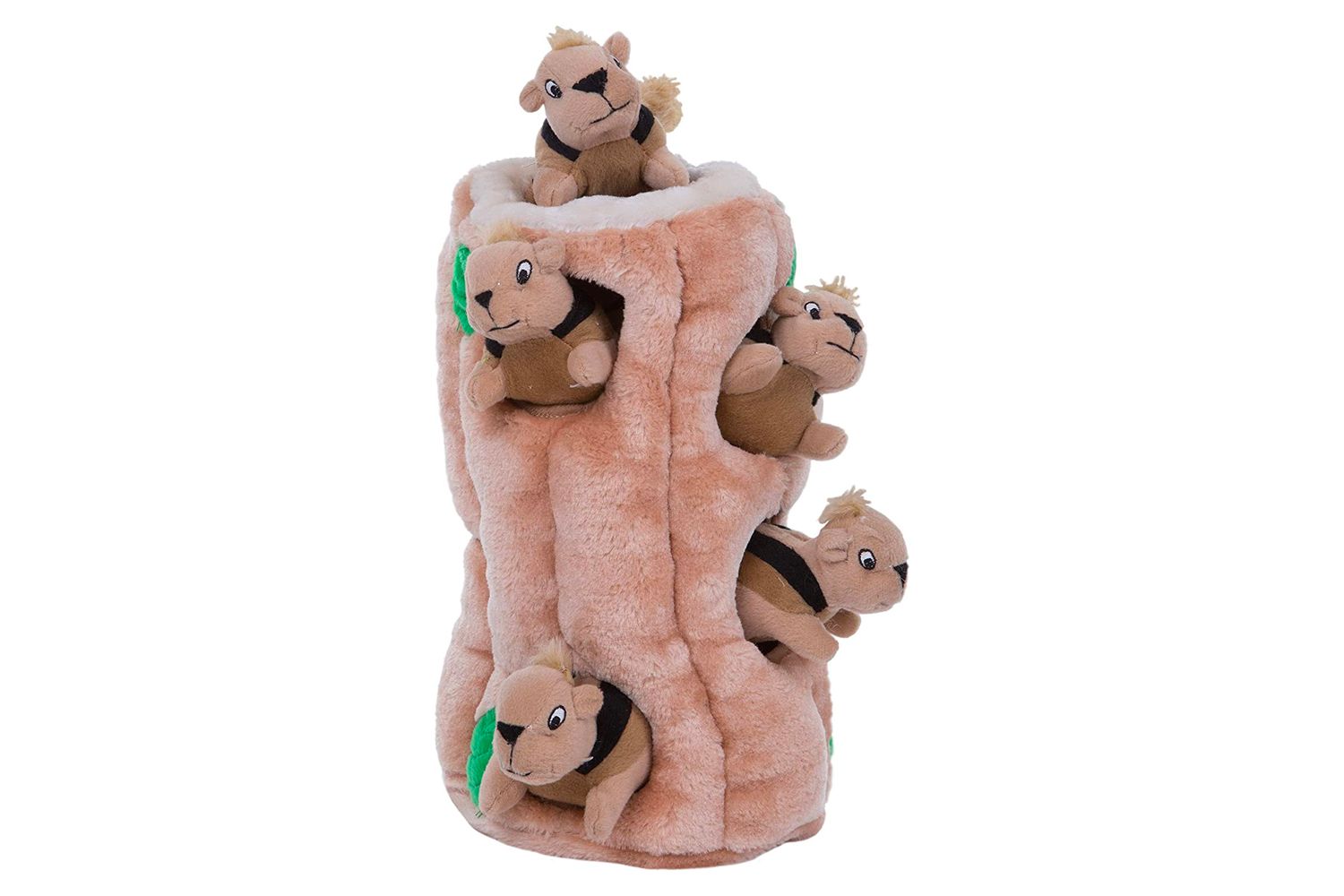 Outward Hound Hide a Squirrel Squeaky Puzzle Plush Dog Toy