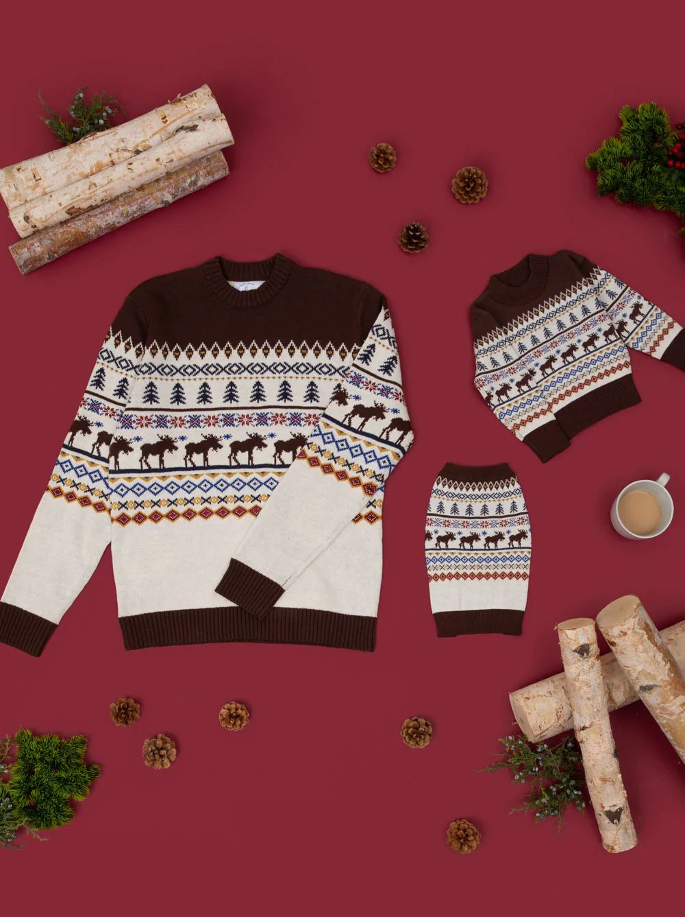 caribou dog threads sweater