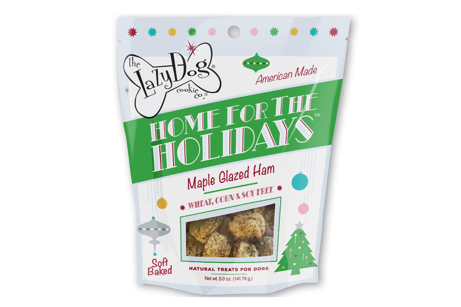The Lazy Dog Cookie Co. Home For The Holidays Maple Glazed Ham Dog Treats
