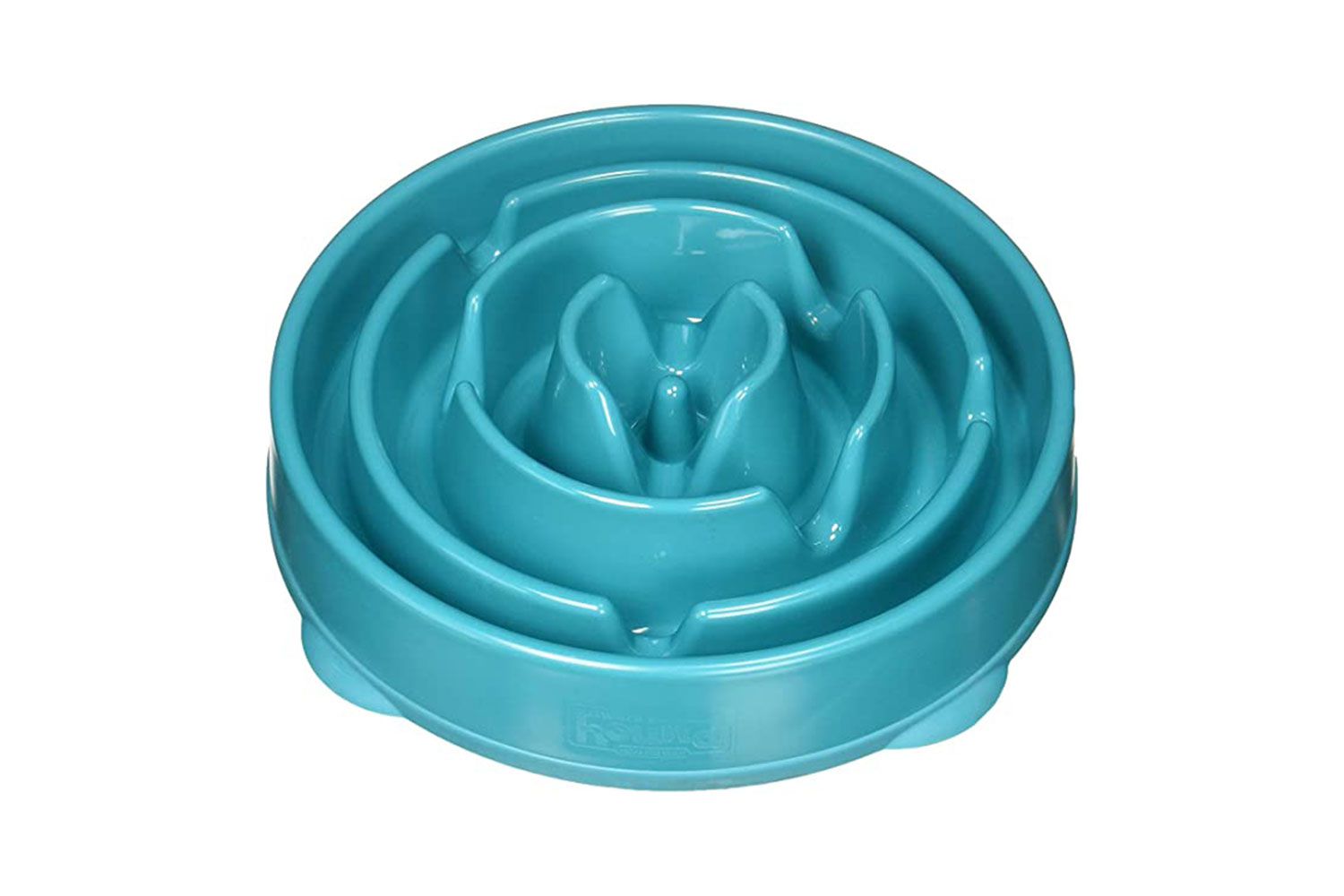 Outward-hound-turquoise-drop-fun-feeder-slo-bowl