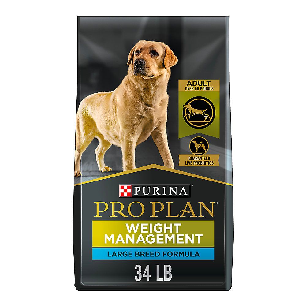Purina专业计划成人大品种体重管理鸡和大米配方干狗粮