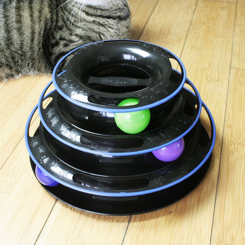 Easyology惊人的滚轮猫玩具