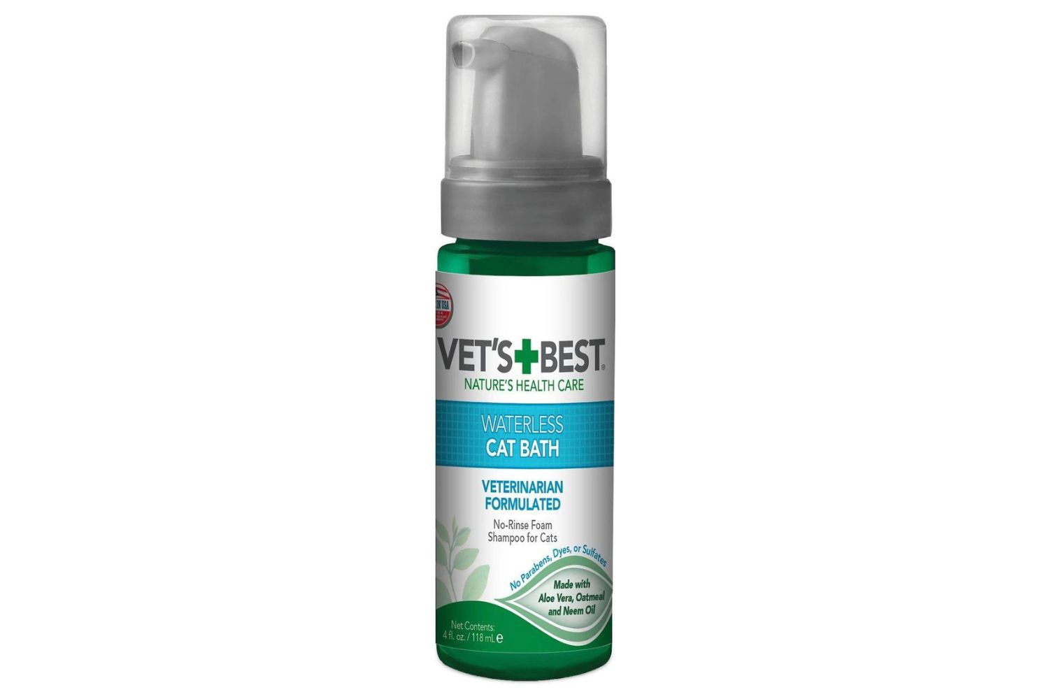 Vetâs Best Waterless Shampoo for Cats
