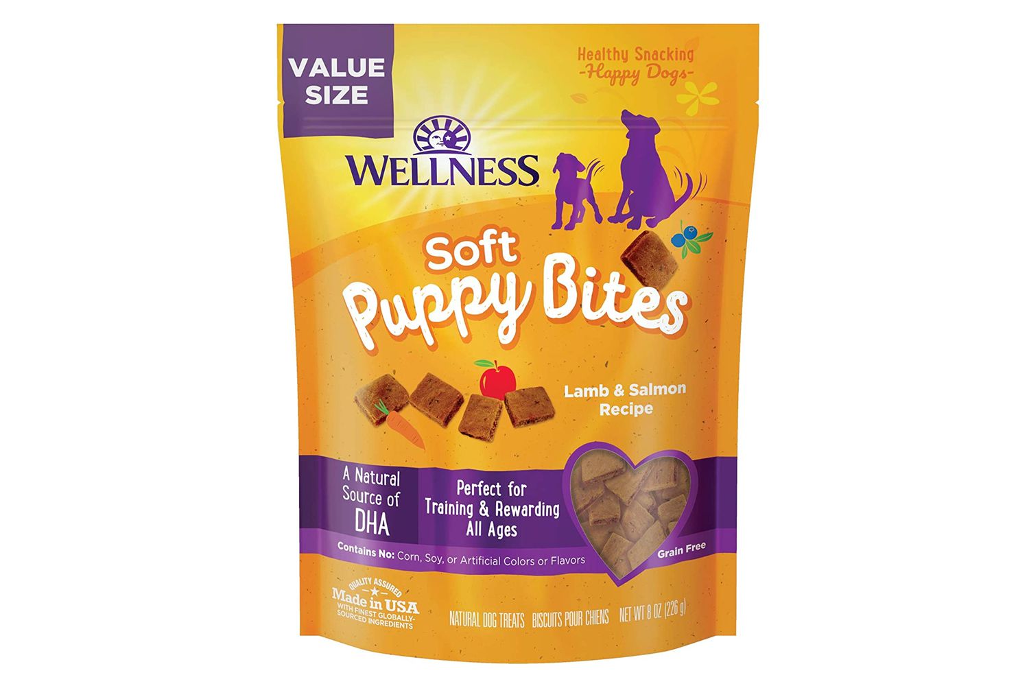 Amazon Wellness Soft Puppy Bites Grain Free Lamb & Salmon