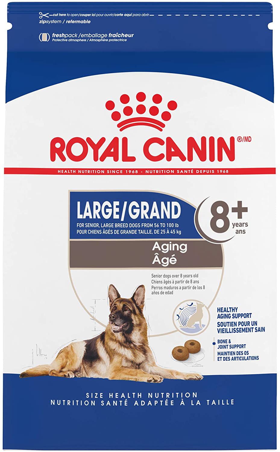 Royal Canin大型8+高级干狗粮