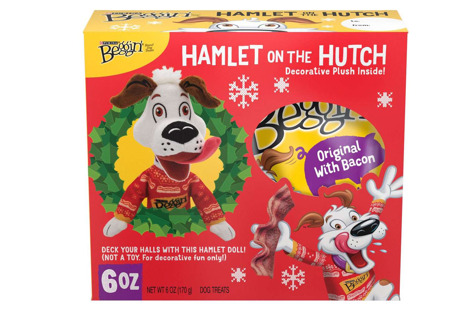 Begginâ Hamlet on the Hutch Dog Treat