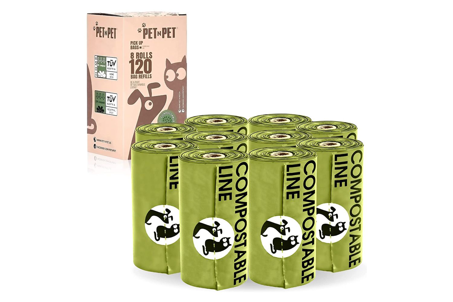Amazon Pet N Pet Compostable Dog Poop Bags