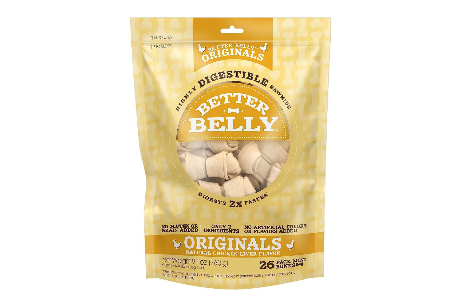 Better Belly Original Chicken Liver Knotted Bones