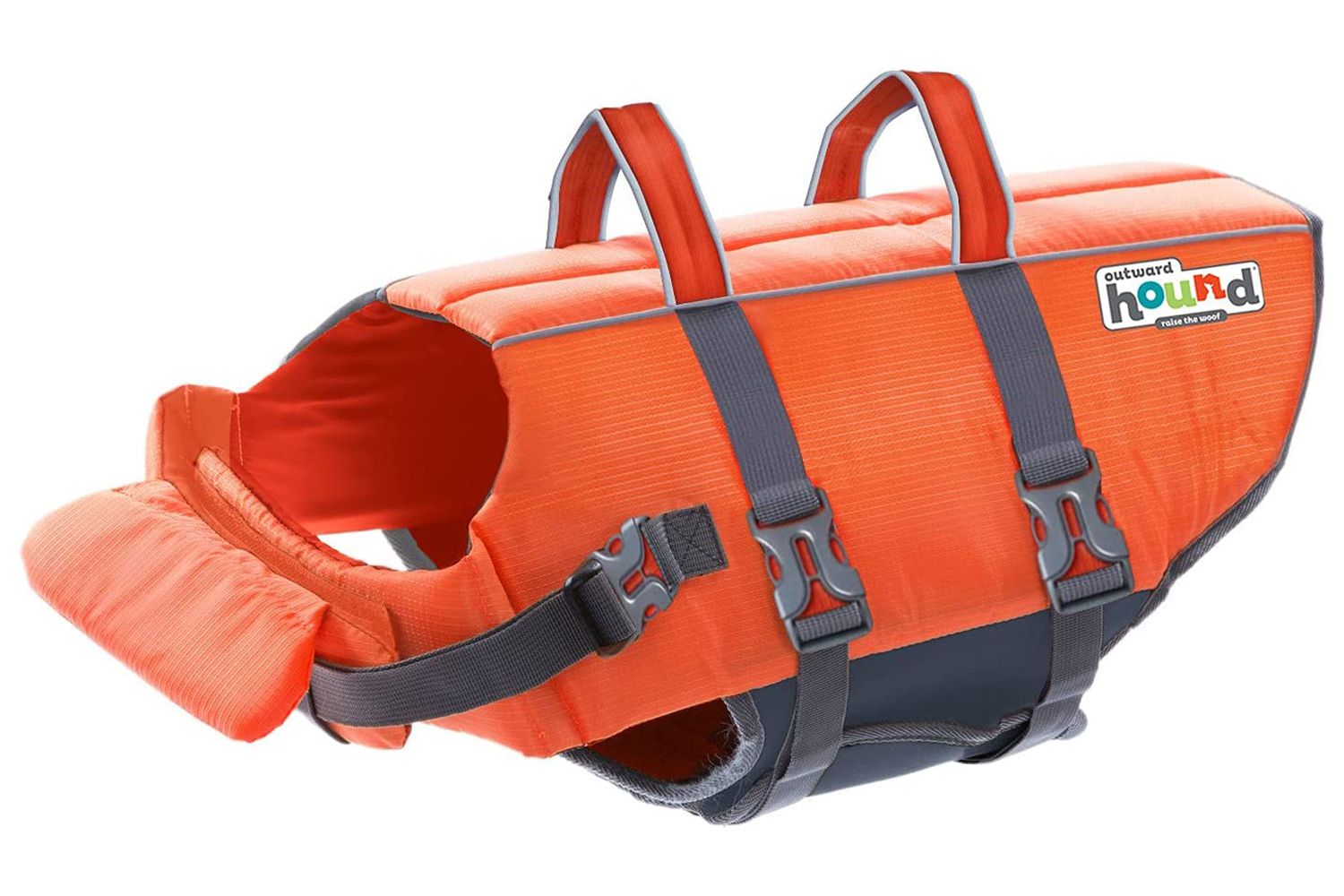 Outward Hound Granby Splash Orange Dog Life Jacket, Large
